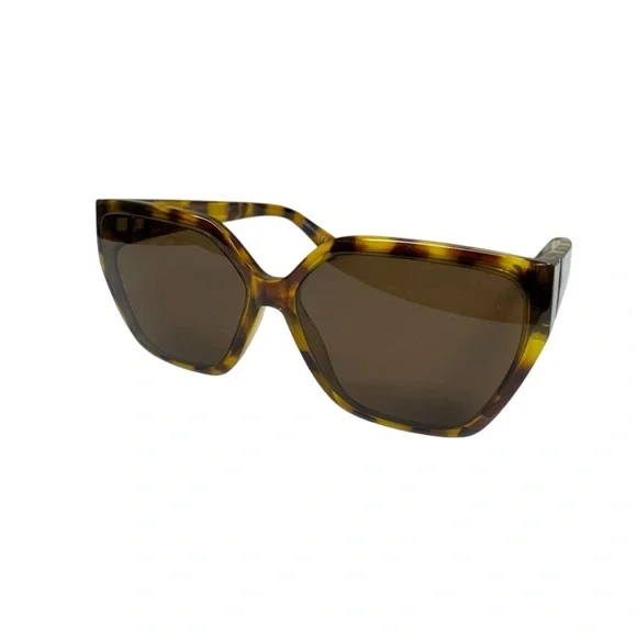 Von Zipper Overture Sunglasses Square Tortoise Brown Frame Lenses Italy